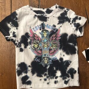 Guns N Roses Tie-Dye Short Sleeve Graphic Tee